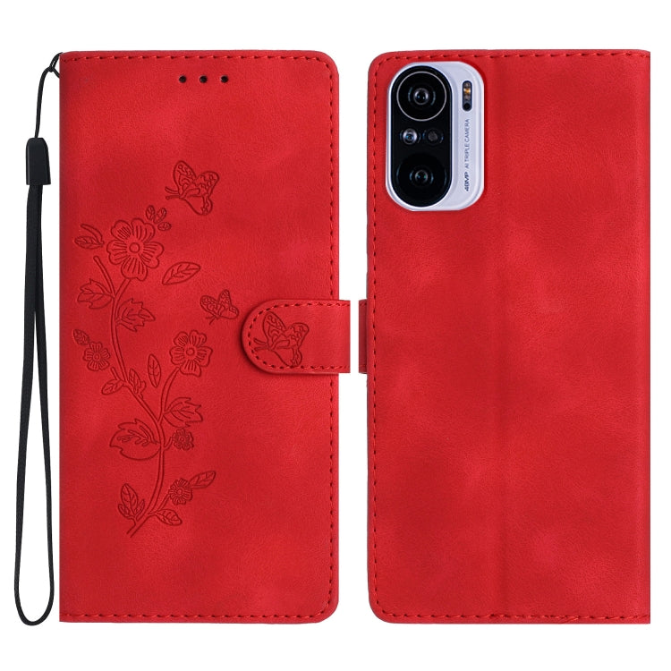 Flower Butterfly Embossing Pattern Leather Phone Case, For Xiaomi Redmi 10, For Xiaomi Mi 11 Lite, For Xiaomi Mi 11 Ultra, For Xiaomi Mi 11 Pro, For Xiaomi Redmi Note 10 5G, For Xiaomi Redmi Note 10 4G / Note 10S, For Xiaomi Redmi Note 10 Pro / 10 Pro ...