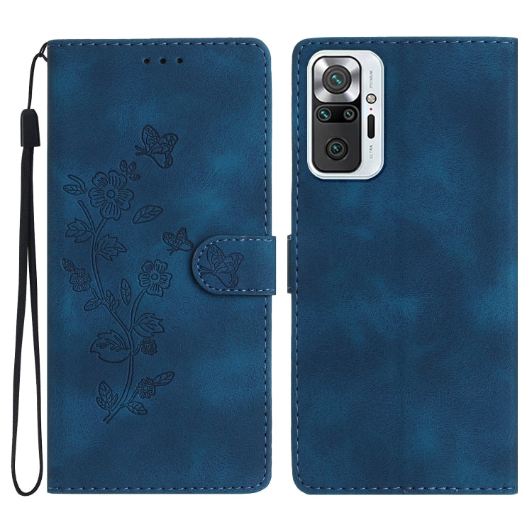 Flower Butterfly Embossing Pattern Leather Phone Case, For Xiaomi Redmi 10, For Xiaomi Mi 11 Lite, For Xiaomi Mi 11 Ultra, For Xiaomi Mi 11 Pro, For Xiaomi Redmi Note 10 5G, For Xiaomi Redmi Note 10 4G / Note 10S, For Xiaomi Redmi Note 10 Pro / 10 Pro ...