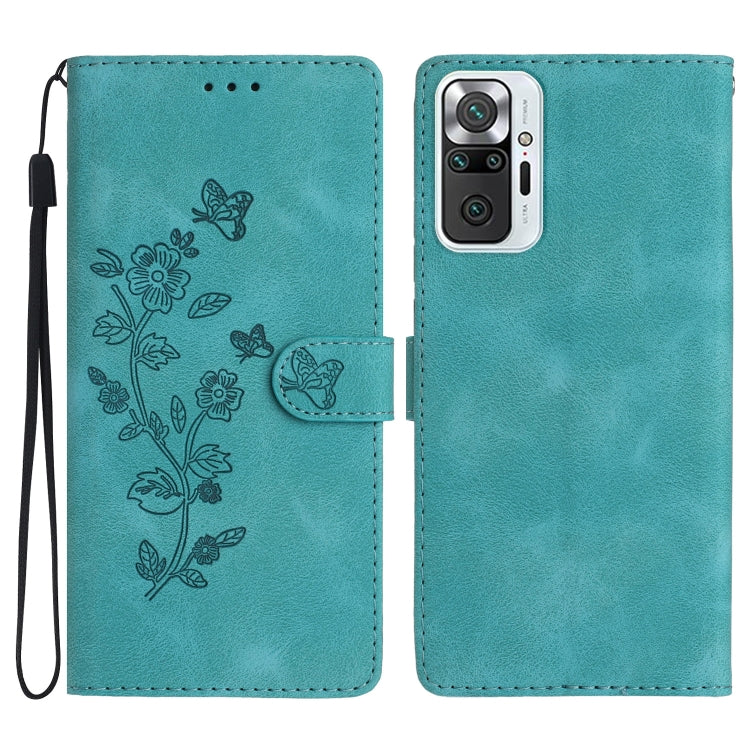 Flower Butterfly Embossing Pattern Leather Phone Case, For Xiaomi Redmi 10, For Xiaomi Mi 11 Lite, For Xiaomi Mi 11 Ultra, For Xiaomi Mi 11 Pro, For Xiaomi Redmi Note 10 5G, For Xiaomi Redmi Note 10 4G / Note 10S, For Xiaomi Redmi Note 10 Pro / 10 Pro ...