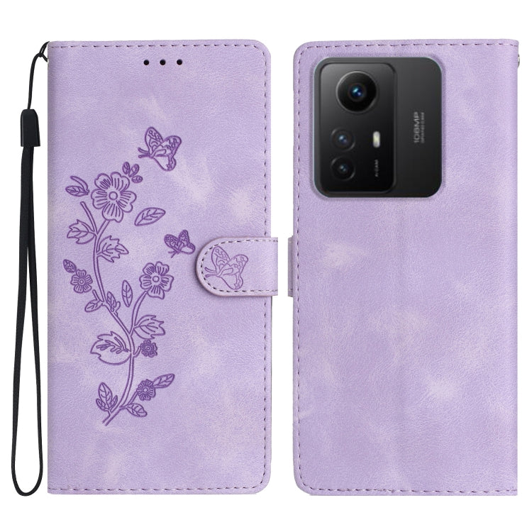 Flower Butterfly Embossing Pattern Leather Phone Case, For Xiaomi Redmi Note 12S, For Xiaomi Redmi 13C 4G, For Xiaomi Redmi Note 12 Pro 5G, For Xiaomi 13T, For Xiaomi Redmi Note 12 5G, For Xiaomi 13 Pro, For Xiaomi 13, For Xiaomi 12T / 12T Pro