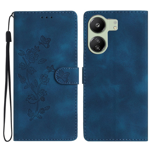 Flower Butterfly Embossing Pattern Leather Phone Case, For Xiaomi Redmi Note 12S, For Xiaomi Redmi 13C 4G, For Xiaomi Redmi Note 12 Pro 5G, For Xiaomi 13T, For Xiaomi Redmi Note 12 5G, For Xiaomi 13 Pro, For Xiaomi 13, For Xiaomi 12T / 12T Pro
