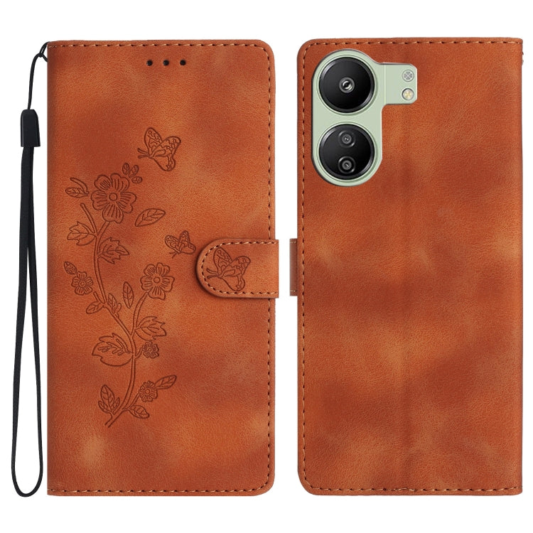 Flower Butterfly Embossing Pattern Leather Phone Case, For Xiaomi Redmi Note 12S, For Xiaomi Redmi 13C 4G, For Xiaomi Redmi Note 12 Pro 5G, For Xiaomi 13T, For Xiaomi Redmi Note 12 5G, For Xiaomi 13 Pro, For Xiaomi 13, For Xiaomi 12T / 12T Pro