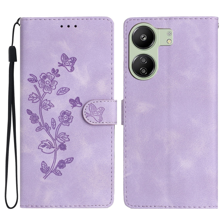 Flower Butterfly Embossing Pattern Leather Phone Case, For Xiaomi Redmi Note 12S, For Xiaomi Redmi 13C 4G, For Xiaomi Redmi Note 12 Pro 5G, For Xiaomi 13T, For Xiaomi Redmi Note 12 5G, For Xiaomi 13 Pro, For Xiaomi 13, For Xiaomi 12T / 12T Pro