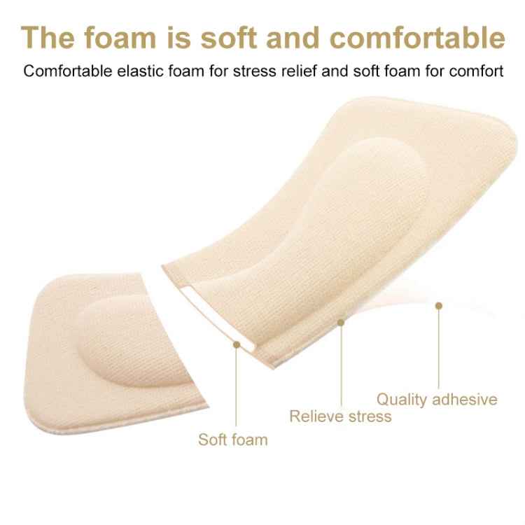 10pcs Invisible Anti-wear Butterfly Shape High Heel Stickers Thickened Sponge Heel Stickers, Random Color Delivery, 4mm Butterfly Shape, 7mm Butterfly Shape