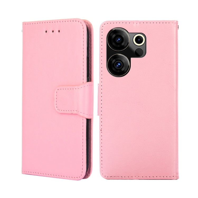 Crystal Texture Leather Phone Case, For Tecno Pova 6 Neo 5G, For Tecno Camon 30 Premier 5G, For Tecno Camon 30 Pro 5G, For Tecno Camon 30, For Tecno Pova 6 Pro 5G, For Tecno Camon 20 Premier 5G