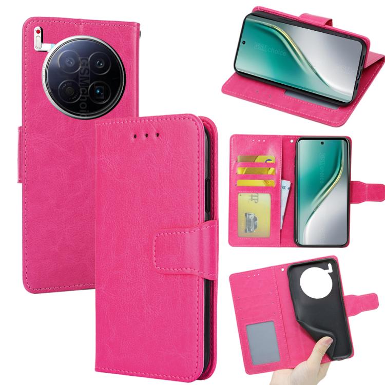 Crystal Texture Leather Phone Case, For Tecno Pova Slim 5G / Spark Slim 4G, For Tecno Pova 7 Pro 5G, For Tecno Spark 40 Pro+ 4G, For Tecno Spark 40 Pro 4G, For Tecno Camon 40 Premier 5G, For Tecno Spark 30 4G