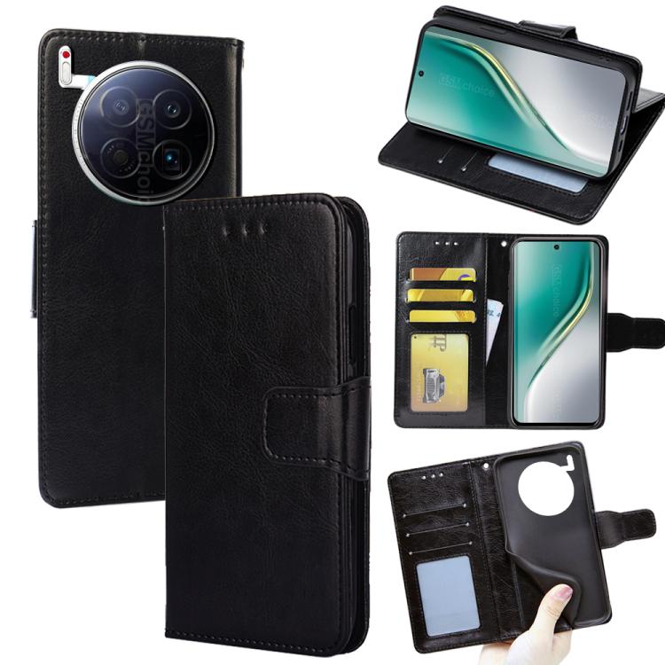 Crystal Texture Leather Phone Case, For Tecno Pova Slim 5G / Spark Slim 4G, For Tecno Pova 7 Pro 5G, For Tecno Spark 40 Pro+ 4G, For Tecno Spark 40 Pro 4G, For Tecno Camon 40 Premier 5G, For Tecno Spark 30 4G