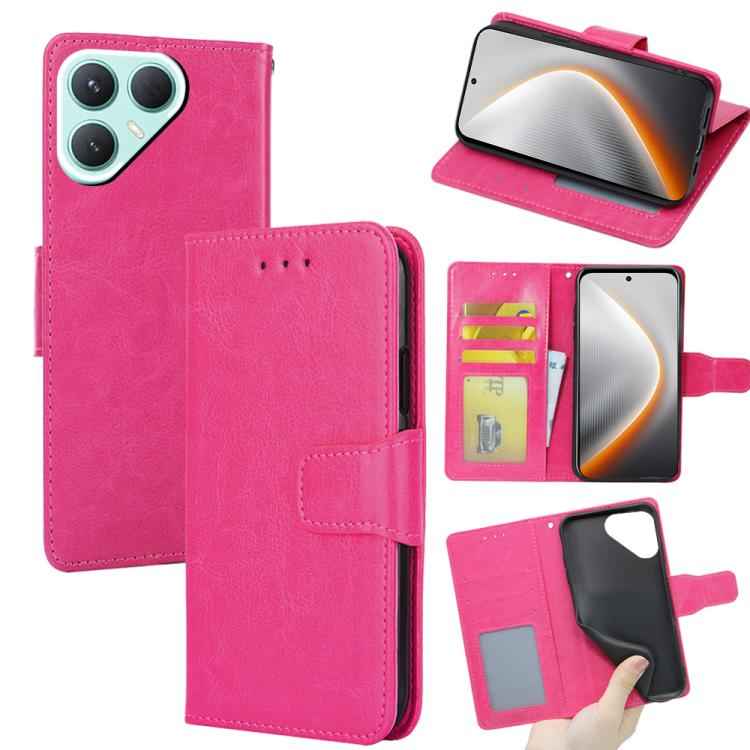 Crystal Texture Leather Phone Case, For Tecno Pova Slim 5G / Spark Slim 4G, For Tecno Pova 7 Pro 5G, For Tecno Spark 40 Pro+ 4G, For Tecno Spark 40 Pro 4G, For Tecno Camon 40 Premier 5G, For Tecno Spark 30 4G