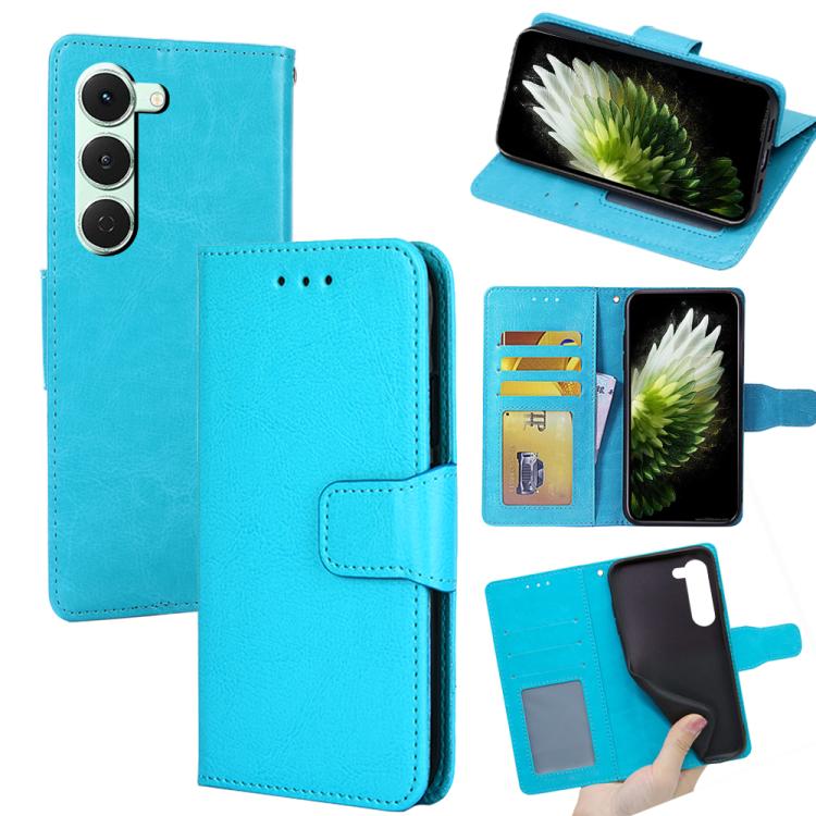 Crystal Texture Leather Phone Case, For Tecno Pova Slim 5G / Spark Slim 4G, For Tecno Pova 7 Pro 5G, For Tecno Spark 40 Pro+ 4G, For Tecno Spark 40 Pro 4G, For Tecno Camon 40 Premier 5G, For Tecno Spark 30 4G