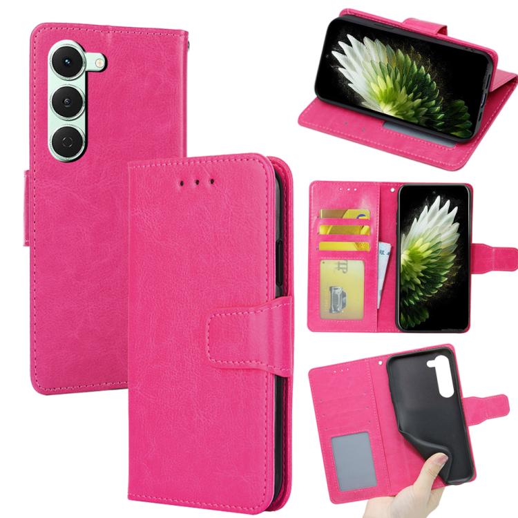 Crystal Texture Leather Phone Case, For Tecno Pova Slim 5G / Spark Slim 4G, For Tecno Pova 7 Pro 5G, For Tecno Spark 40 Pro+ 4G, For Tecno Spark 40 Pro 4G, For Tecno Camon 40 Premier 5G, For Tecno Spark 30 4G