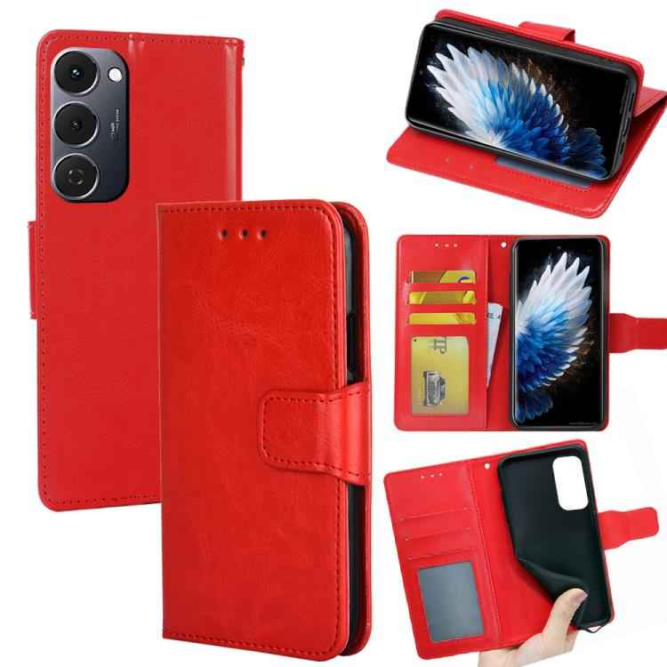 Crystal Texture Leather Phone Case, For Tecno Pova Slim 5G / Spark Slim 4G, For Tecno Pova 7 Pro 5G, For Tecno Spark 40 Pro+ 4G, For Tecno Spark 40 Pro 4G, For Tecno Camon 40 Premier 5G, For Tecno Spark 30 4G