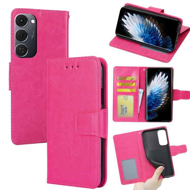 Crystal Texture Leather Phone Case, For Tecno Pova Slim 5G / Spark Slim 4G, For Tecno Pova 7 Pro 5G, For Tecno Spark 40 Pro+ 4G, For Tecno Spark 40 Pro 4G, For Tecno Camon 40 Premier 5G, For Tecno Spark 30 4G