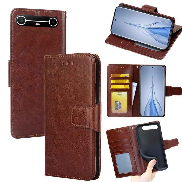 Crystal Texture Leather Phone Case, For Tecno Pova Slim 5G / Spark Slim 4G, For Tecno Pova 7 Pro 5G, For Tecno Spark 40 Pro+ 4G, For Tecno Spark 40 Pro 4G, For Tecno Camon 40 Premier 5G, For Tecno Spark 30 4G