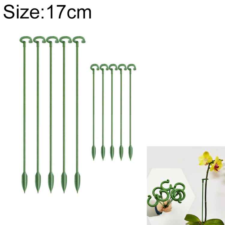 10pcs Plant Potted Flower Shape Support Rod Fixed Anti-lodging Leaf Guard Frame, 17cm, 27cm, 37cm, 48cm, 58cm