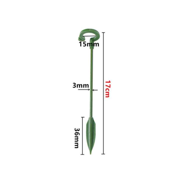 10pcs Plant Potted Flower Shape Support Rod Fixed Anti-lodging Leaf Guard Frame, 17cm, 27cm, 37cm, 48cm, 58cm