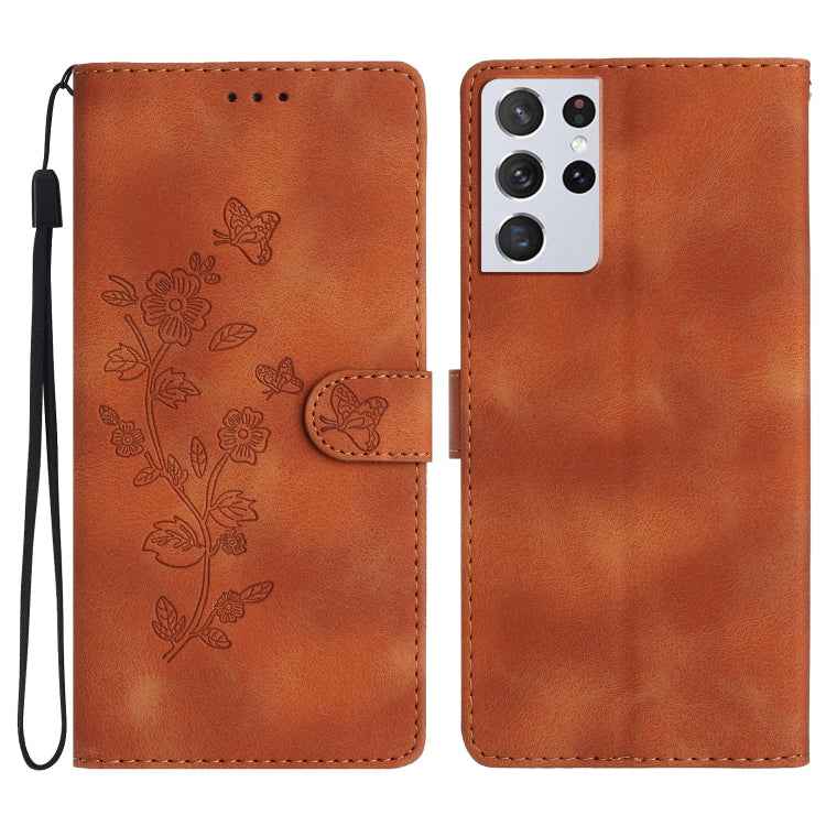 Flower Butterfly Embossing Pattern Leather Phone Case, For Samsung Galaxy A32 4G, For Samsung Galaxy A72 5G, For Samsung Galaxy A52 5G, For Samsung Galaxy A32 5G, For Samsung Galaxy S21 5G, For Samsung Galaxy S21+ 5G, For Samsung Galaxy S21 Ultra 5G   ...