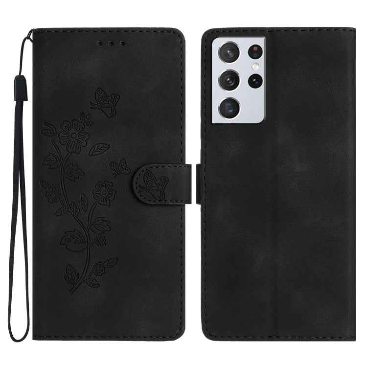 Flower Butterfly Embossing Pattern Leather Phone Case, For Samsung Galaxy A32 4G, For Samsung Galaxy A72 5G, For Samsung Galaxy A52 5G, For Samsung Galaxy A32 5G, For Samsung Galaxy S21 5G, For Samsung Galaxy S21+ 5G, For Samsung Galaxy S21 Ultra 5G   ...