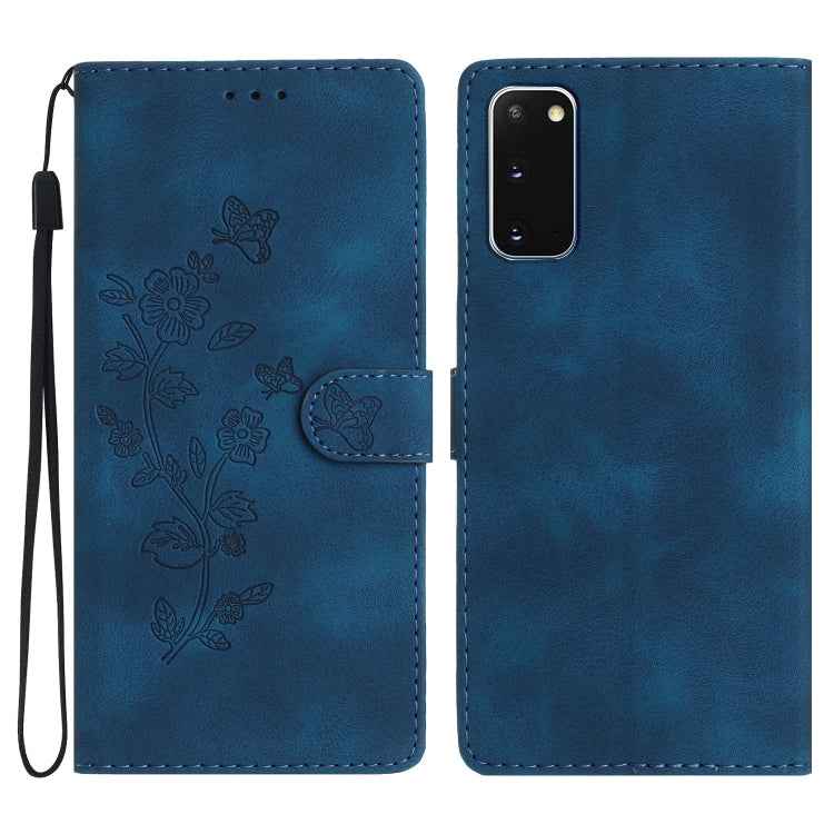 Flower Butterfly Embossing Pattern Leather Phone Case, For Samsung Galaxy A12, For Samsung Galaxy A42 5G, For Samsung Galaxy Note20 Ultra, For Samsung Galaxy Note20, For Samsung Galaxy A21s, For Samsung Galaxy S20 Ultra, For Samsung Galaxy S20         ...