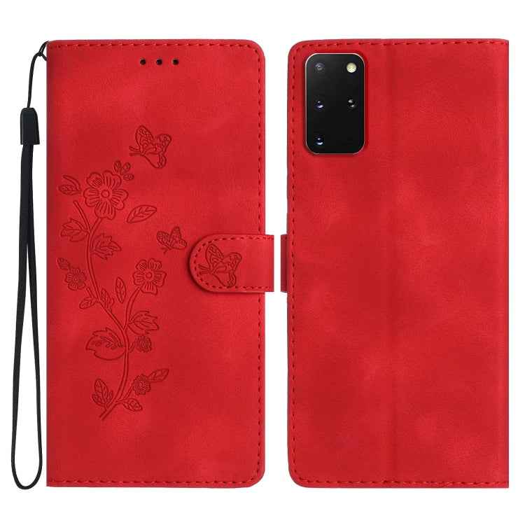 Flower Butterfly Embossing Pattern Leather Phone Case, For Samsung Galaxy A12, For Samsung Galaxy A42 5G, For Samsung Galaxy Note20 Ultra, For Samsung Galaxy Note20, For Samsung Galaxy A21s, For Samsung Galaxy S20 Ultra, For Samsung Galaxy S20         ...