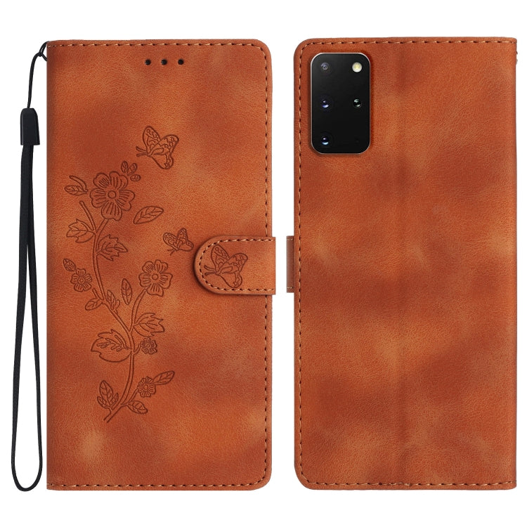 Flower Butterfly Embossing Pattern Leather Phone Case, For Samsung Galaxy A12, For Samsung Galaxy A42 5G, For Samsung Galaxy Note20 Ultra, For Samsung Galaxy Note20, For Samsung Galaxy A21s, For Samsung Galaxy S20 Ultra, For Samsung Galaxy S20         ...