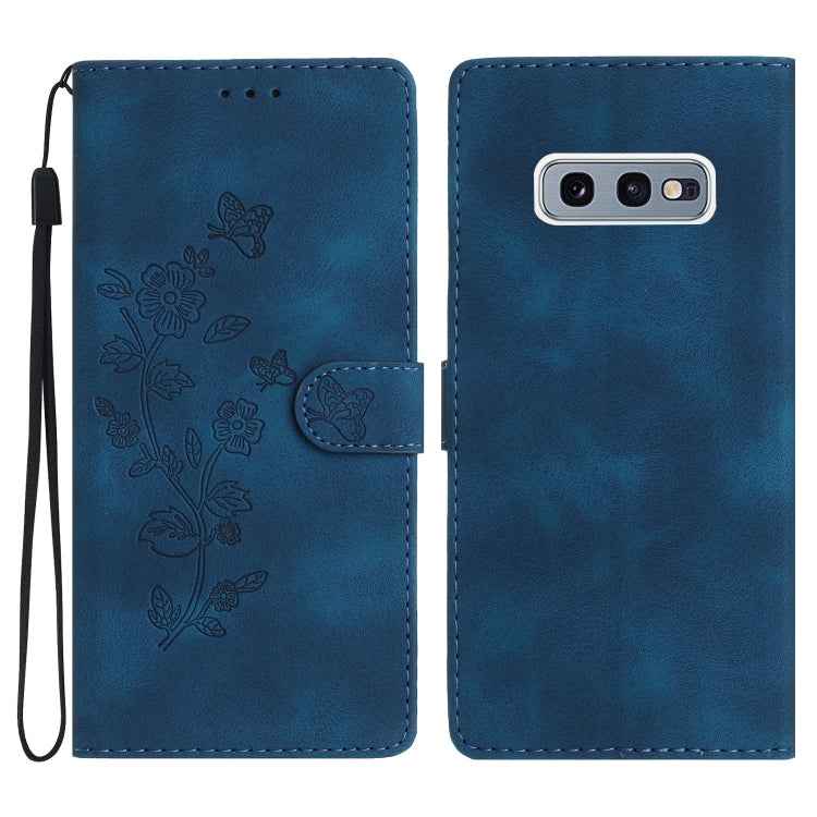 Flower Butterfly Embossing Pattern Leather Phone Case, For Samsung Galaxy A10 / M10, For Samsung Galaxy A20 / A30, For Samsung Galaxy A50, For Samsung Galaxy S10e, For Samsung Galaxy S10+, For Samsung Galaxy S10
