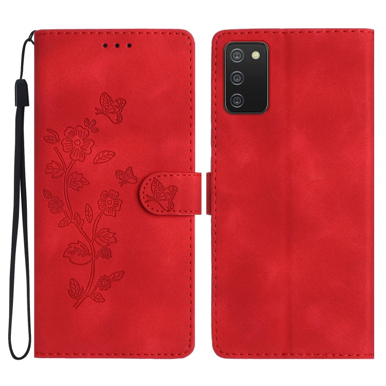 Flower Butterfly Embossing Pattern Leather Phone Case, For Samsung Galaxy S22 5G, For Samsung Galaxy A13 5G, For Samsung Galaxy M32, For Samsung Galaxy A41, For Samsung Galaxy A22 4G, For Samsung Galaxy A22 5G, For Samsung Galaxy S21 FE 5G             ...