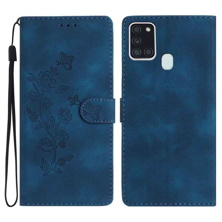 Flower Butterfly Embossing Pattern Leather Phone Case, For Samsung Galaxy A12, For Samsung Galaxy A42 5G, For Samsung Galaxy Note20 Ultra, For Samsung Galaxy Note20, For Samsung Galaxy A21s, For Samsung Galaxy S20 Ultra, For Samsung Galaxy S20         ...