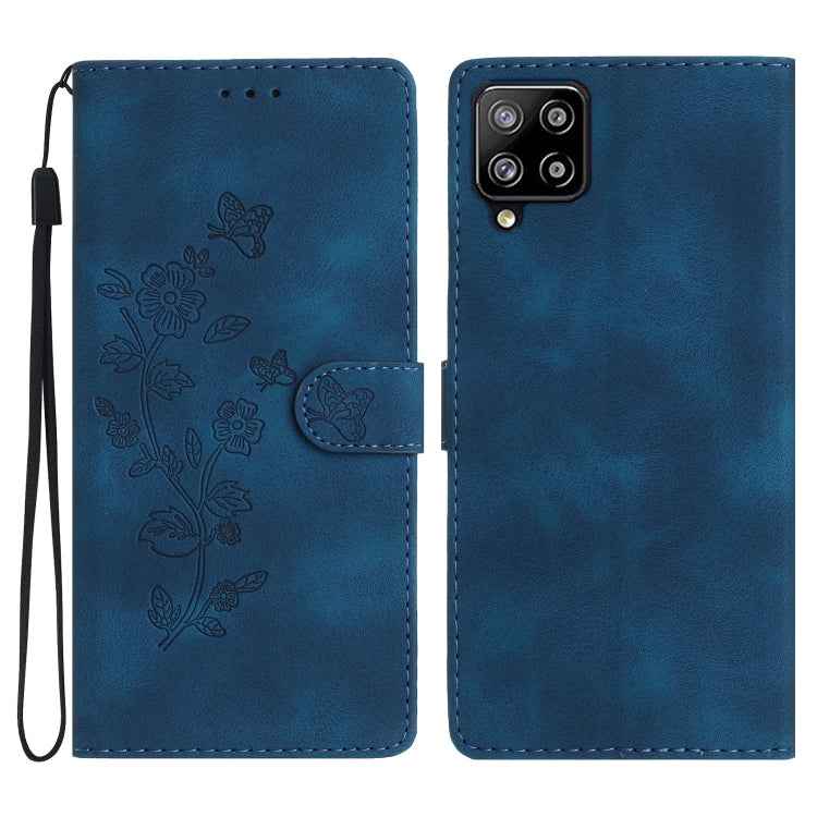 Flower Butterfly Embossing Pattern Leather Phone Case, For Samsung Galaxy A12, For Samsung Galaxy A42 5G, For Samsung Galaxy Note20 Ultra, For Samsung Galaxy Note20, For Samsung Galaxy A21s, For Samsung Galaxy S20 Ultra, For Samsung Galaxy S20         ...