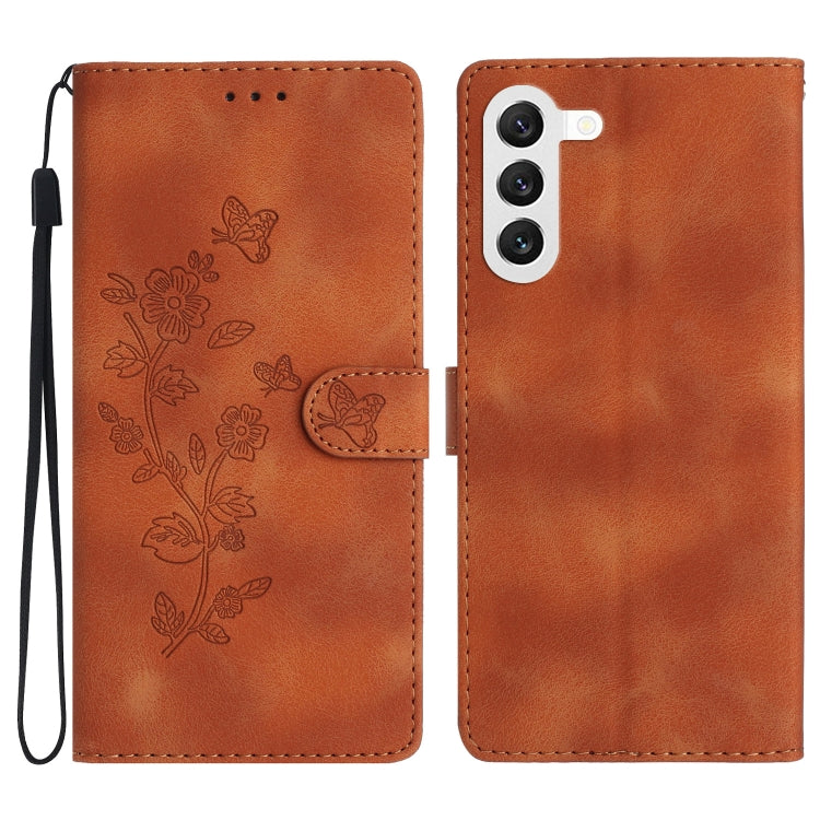 Flower Butterfly Embossing Pattern Leather Phone Case, For Samsung Galaxy S24 Ultra 5G, For Samsung Galaxy A25 5G, For Samsung Galaxy A23 5G, For Samsung Galaxy A15, For Samsung Galaxy A35 5G, For Samsung Galaxy A05, For Samsung Galaxy A04 Core        ...