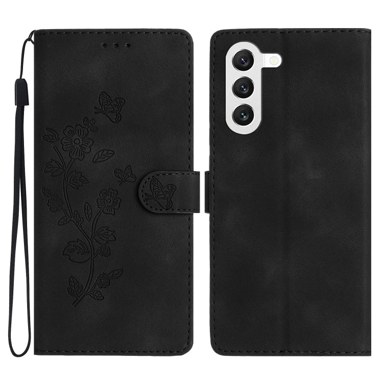 Flower Butterfly Embossing Pattern Leather Phone Case, For Samsung Galaxy S24 Ultra 5G, For Samsung Galaxy A25 5G, For Samsung Galaxy A23 5G, For Samsung Galaxy A15, For Samsung Galaxy A35 5G, For Samsung Galaxy A05, For Samsung Galaxy A04 Core        ...