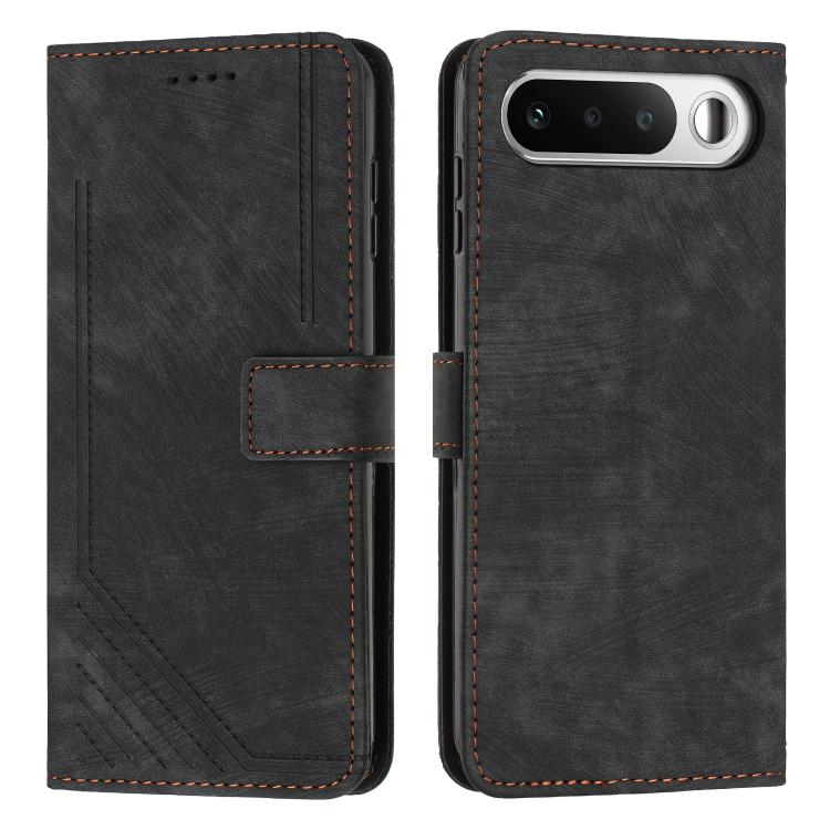Skin Feel Stripe Pattern Leather Phone Case with Lanyard, For Realme 16T 5G, For Realme P4 Power 5G, For Realme 16 5G, For Realme 16 Pro+ 5G, For Realme 16 Pro 5G, For Realme C85 5G / 15x 5G India, For Realme C85 Pro 4G, For Realme 15T 5G