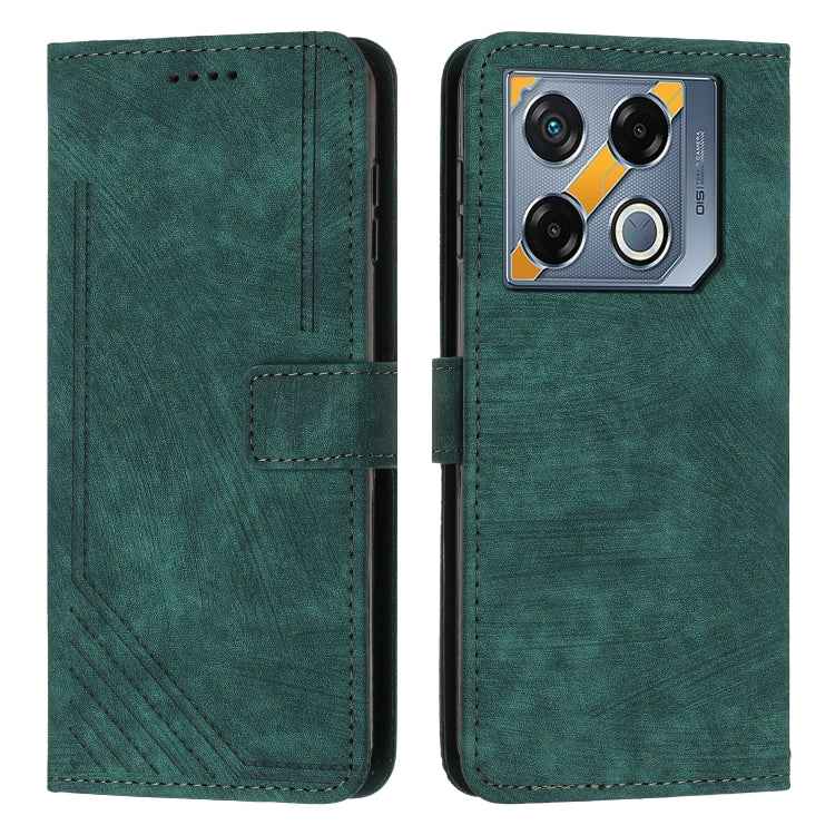 Skin Feel Stripe Pattern Leather Phone Case with Lanyard, For Infinix Note 50 Pro+, For Infinix Note 50 4G / 50 Pro 4G, For Infinix Hot 50 Pro 4G, For Infinix Hot 50i, For Infinix Hot 50 Pro+ 4G, For Infinix Note 40 5G, For Infinix GT 20 Pro           ...