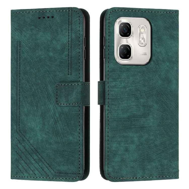 Skin Feel Stripe Pattern Leather Phone Case with Lanyard, For Infinix Note 50 Pro+, For Infinix Note 50 4G / 50 Pro 4G, For Infinix Hot 50 Pro 4G, For Infinix Hot 50i, For Infinix Hot 50 Pro+ 4G, For Infinix Note 40 5G, For Infinix GT 20 Pro           ...