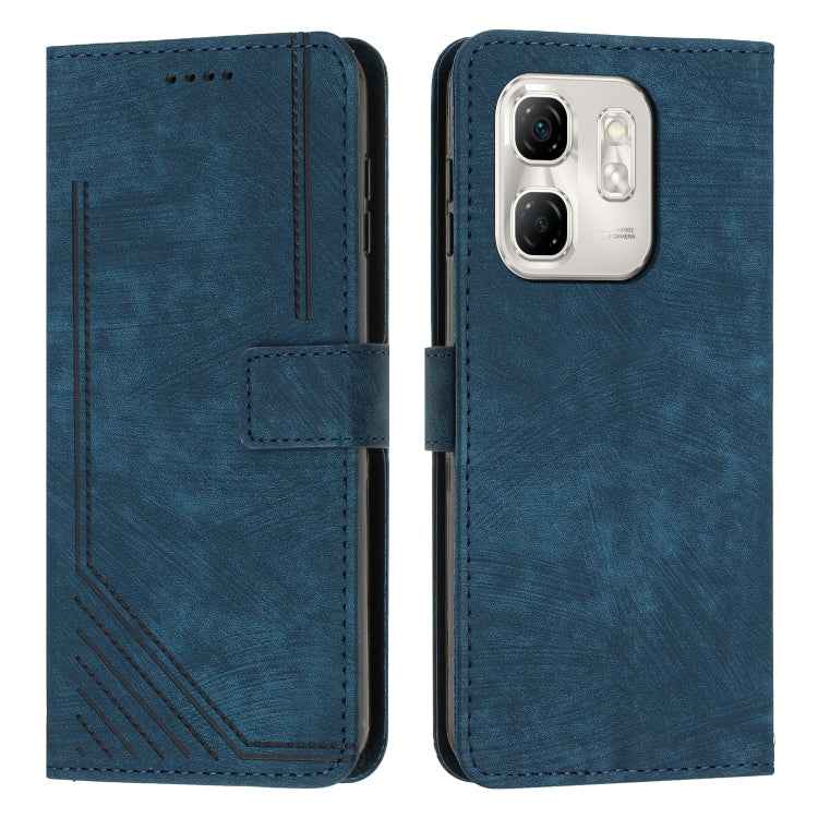 Skin Feel Stripe Pattern Leather Phone Case with Lanyard, For Infinix Note 50 Pro+, For Infinix Note 50 4G / 50 Pro 4G, For Infinix Hot 50 Pro 4G, For Infinix Hot 50i, For Infinix Hot 50 Pro+ 4G, For Infinix Note 40 5G, For Infinix GT 20 Pro           ...