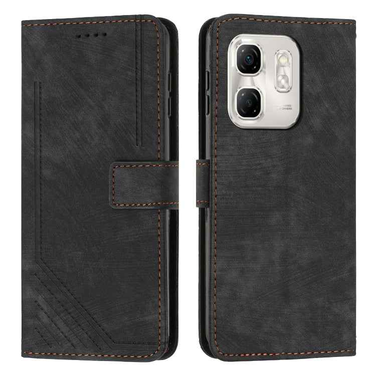 Skin Feel Stripe Pattern Leather Phone Case with Lanyard, For Infinix Note 50 Pro+, For Infinix Note 50 4G / 50 Pro 4G, For Infinix Hot 50 Pro 4G, For Infinix Hot 50i, For Infinix Hot 50 Pro+ 4G, For Infinix Note 40 5G, For Infinix GT 20 Pro           ...