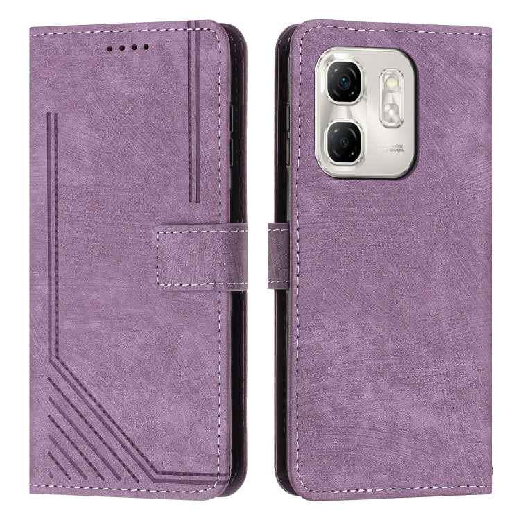 Skin Feel Stripe Pattern Leather Phone Case with Lanyard, For Infinix Note 50 Pro+, For Infinix Note 50 4G / 50 Pro 4G, For Infinix Hot 50 Pro 4G, For Infinix Hot 50i, For Infinix Hot 50 Pro+ 4G, For Infinix Note 40 5G, For Infinix GT 20 Pro           ...