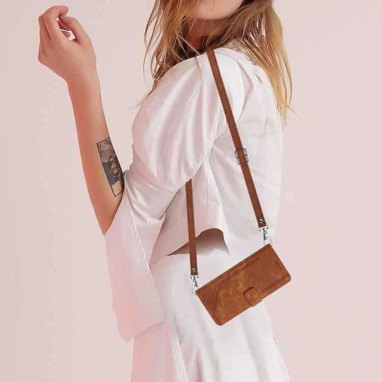 Skin Feel Stripe Pattern Leather Phone Case with Lanyard, For Infinix Hot 60 4G / Hot 60i 4G, For Infinix Hot 60 Pro+ 4G, For Infinix Hot 60 Pro 4G, For Infinix Smart 10 Plus 4G, For Infinix Smart 10 4G, For Infinix GT 30 Pro, For Infinix Note 50s     ...