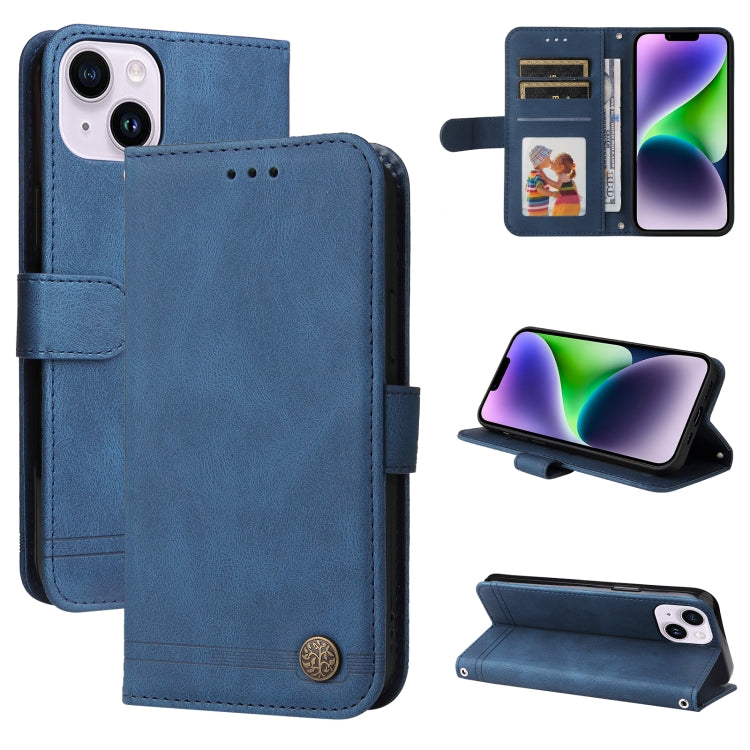 Skin Feel Life Tree Leather Phone Case, For iPhone 15 Pro Max, For iPhone 15 Pro, For iPhone 15 Plus, For iPhone 15