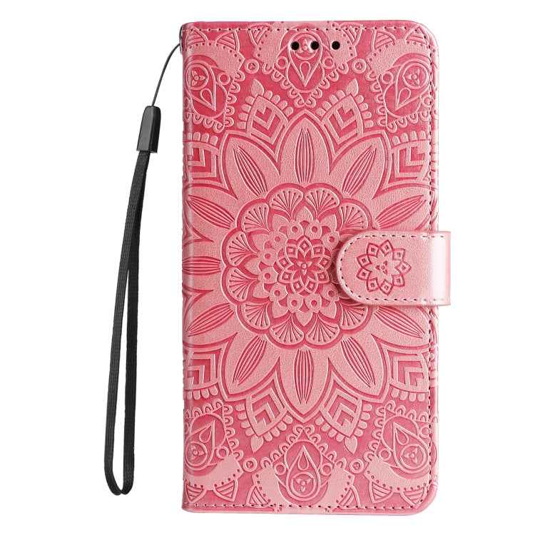Embossed Sunflower Leather Phone Case, For iPhone 15 Pro Max, For iPhone 15 Pro, For iPhone 15 Plus, For iPhone 15