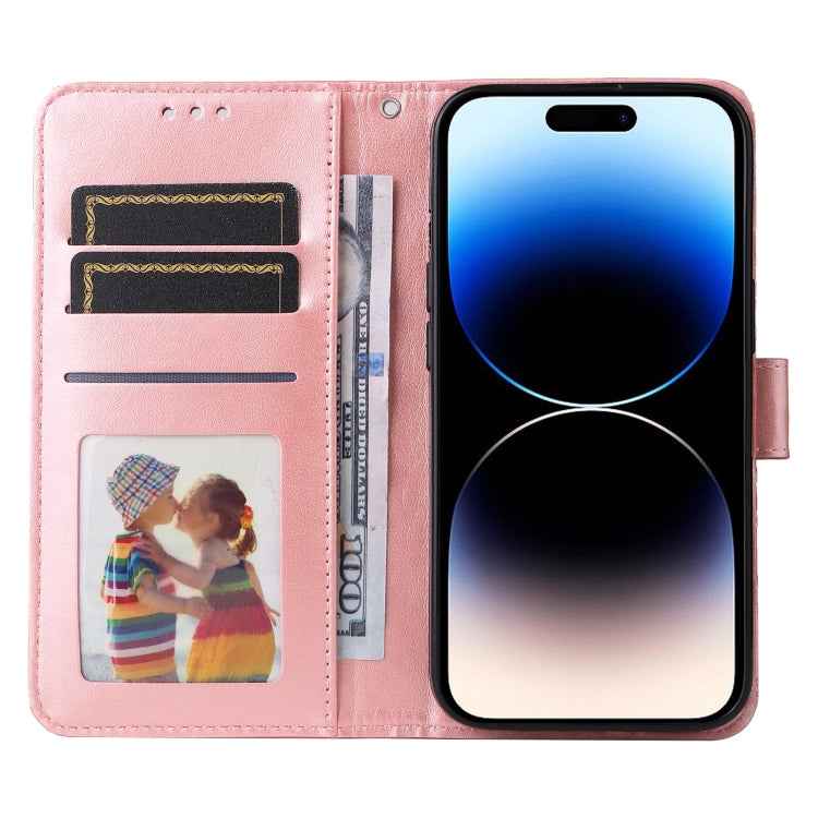 Embossed Sunflower Leather Phone Case, For iPhone 15 Pro Max, For iPhone 15 Pro, For iPhone 15 Plus, For iPhone 15