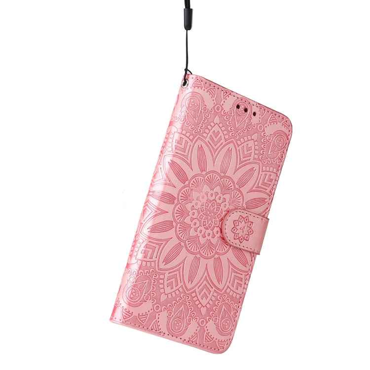 Embossed Sunflower Leather Phone Case, For iPhone 15 Pro Max, For iPhone 15 Pro, For iPhone 15 Plus, For iPhone 15