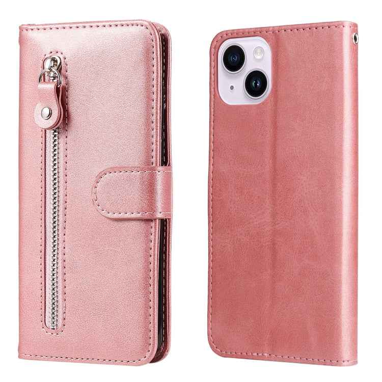 Fashion Calf Texture Zipper Leather Phone Case, For iPhone 15 Pro Max, For iPhone 15 Pro, For iPhone 15 Plus, For iPhone 15