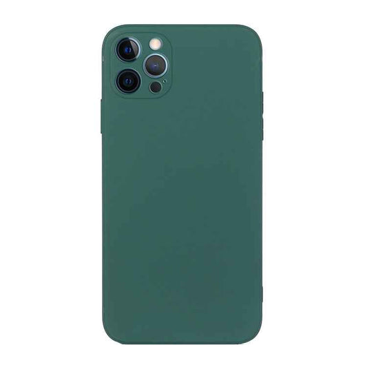 Straight Edge Solid Color TPU Shockproof Phone Case