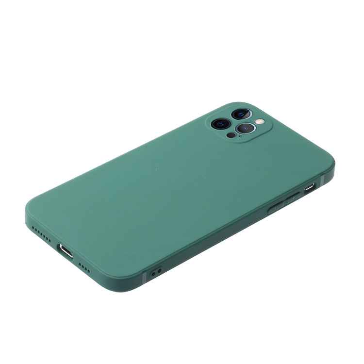 Straight Edge Solid Color TPU Shockproof Phone Case