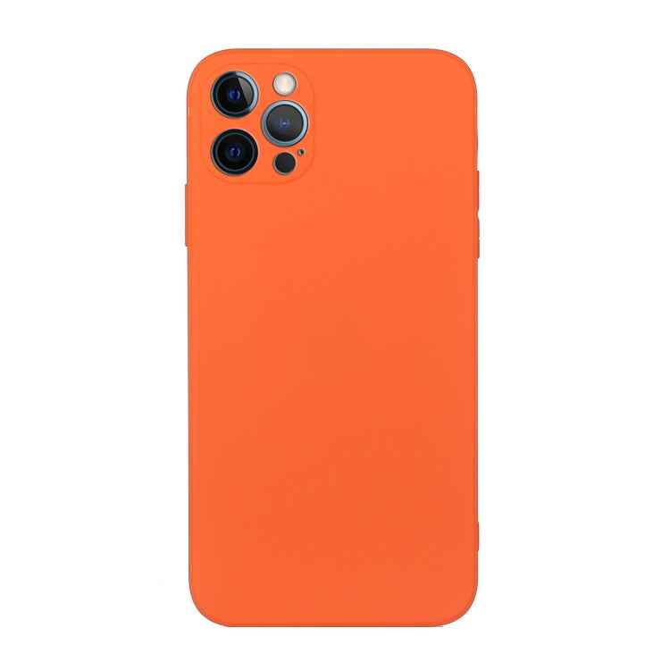 Straight Edge Solid Color TPU Shockproof Phone Case