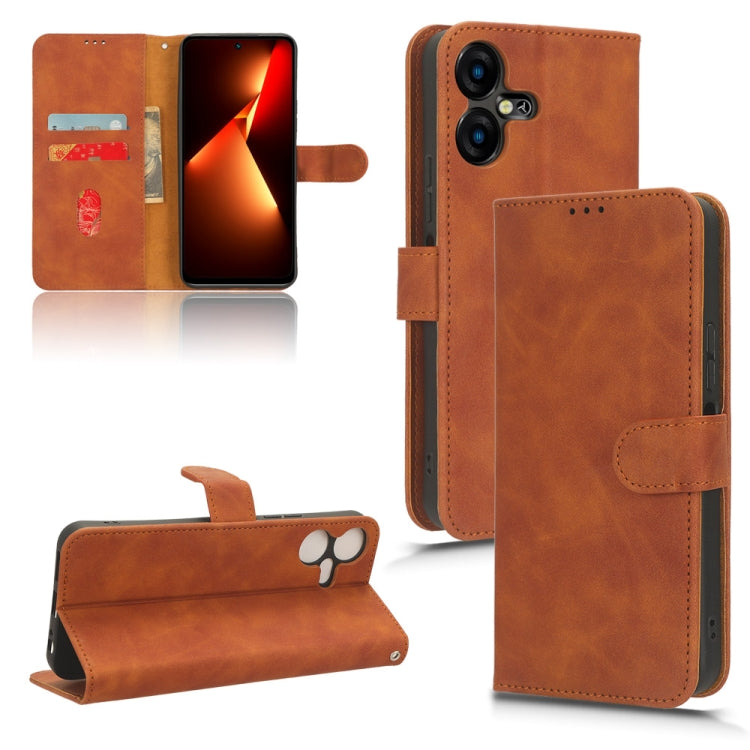 Skin Feel Magnetic Flip Leather Phone Case, For Tecno Pop 8, For Tecno Pova 5 Pro, For Tecno Pova Neo 3, For Tecno Pova 5, For Tecno Camon 20 Premier
