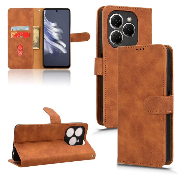 Skin Feel Magnetic Flip Leather Phone Case, For Tecno Spark 20 Pro, For Tecno Spark 20, For Tecno Pop 8, For Tecno Pova 5 Pro, For Tecno Pova Neo 3, For Tecno Pova 5, For Tecno Camon 20 Premier