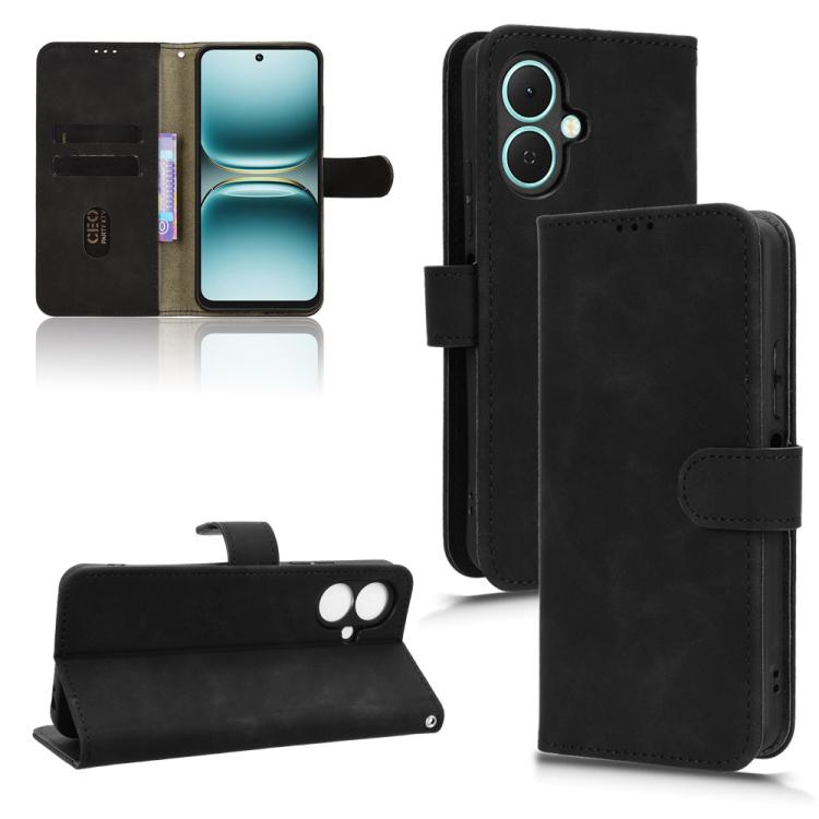 Skin Feel Magnetic Flip Leather Phone Case, For Tecno Spark 40 4G, For Tecno Pova 7 Ultra 5G, For Tecno Spark Go 2 4G, For Tecno Pova Curve 5G, For Tecno Camon 40 Premier, For Tecno Camon 40, For Tecno Spark 30 Pro 4G, For Tecno Spark Go 2025 / Spark G...