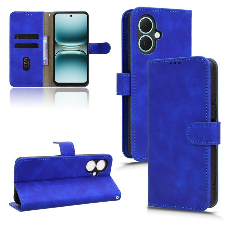 Skin Feel Magnetic Flip Leather Phone Case, For Tecno Spark 40 4G, For Tecno Pova 7 Ultra 5G, For Tecno Spark Go 2 4G, For Tecno Pova Curve 5G, For Tecno Camon 40 Premier, For Tecno Camon 40, For Tecno Spark 30 Pro 4G, For Tecno Spark Go 2025 / Spark G...