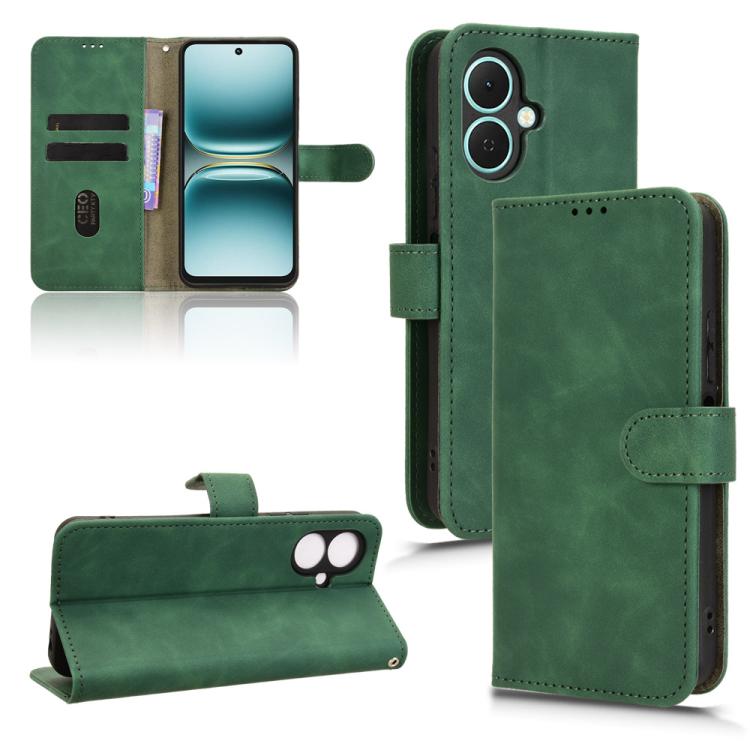 Skin Feel Magnetic Flip Leather Phone Case, For Tecno Spark 40 4G, For Tecno Pova 7 Ultra 5G, For Tecno Spark Go 2 4G, For Tecno Pova Curve 5G, For Tecno Camon 40 Premier, For Tecno Camon 40, For Tecno Spark 30 Pro 4G, For Tecno Spark Go 2025 / Spark G...